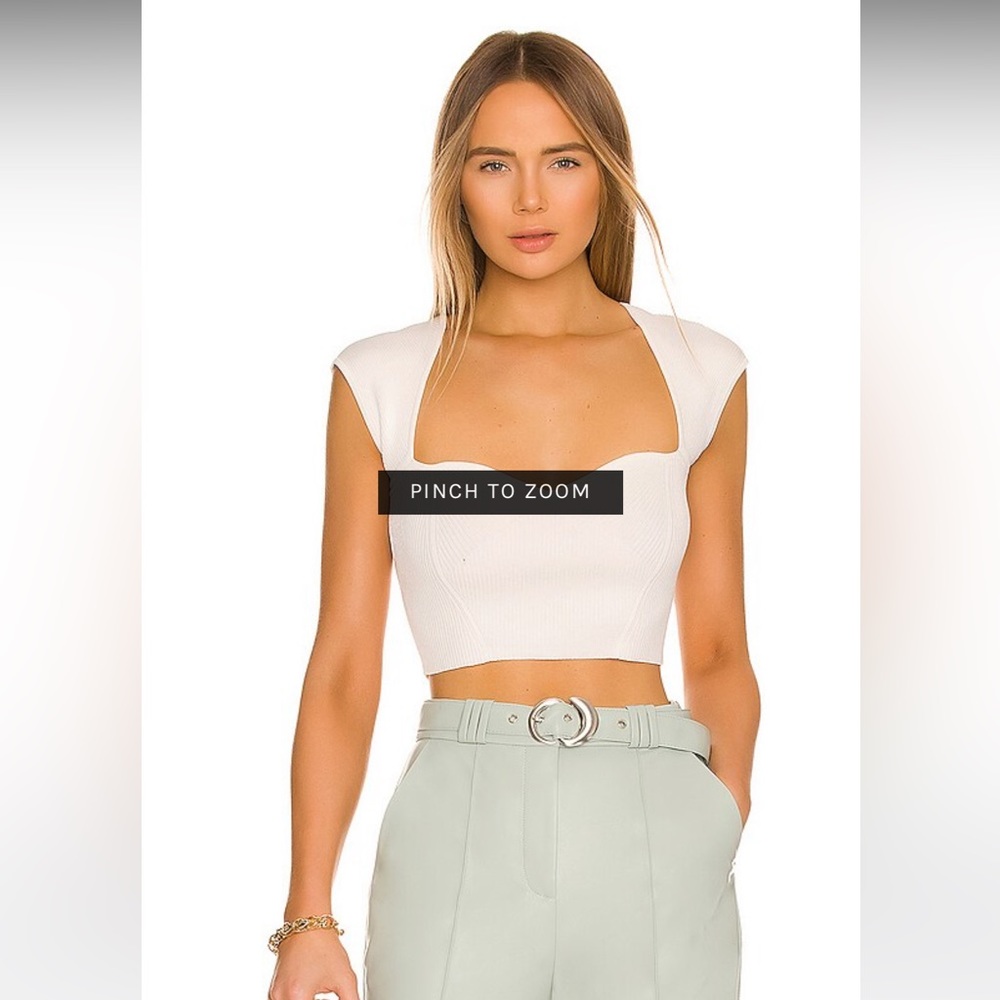 Jonathan Simkhai Abia Top in Cream